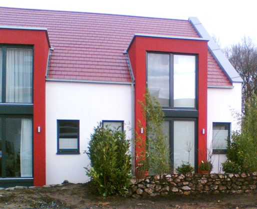 Fassadengestaltung Einfamilienhaus - Referenzen - Malerbetrieb Bohm